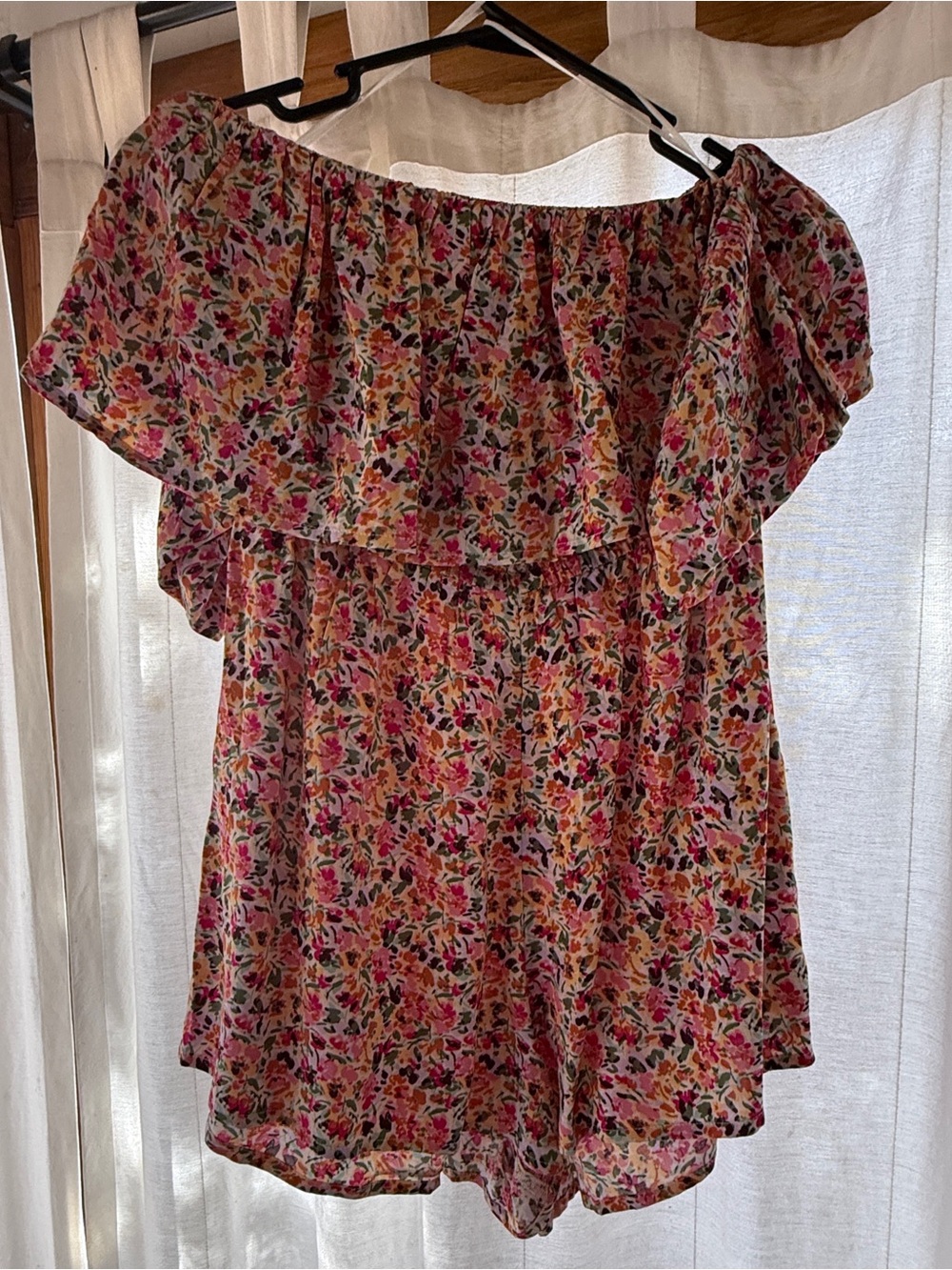 Roxy Women’s Floral Off-Shoulder Romper